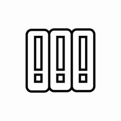 Poster - icon vector sign folder folders files
