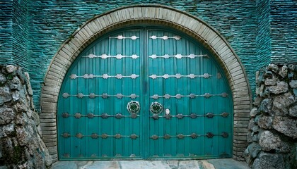 Wall Mural - old wooden door