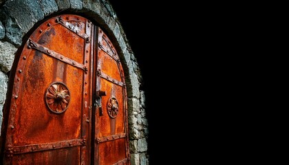 Wall Mural - old door handle