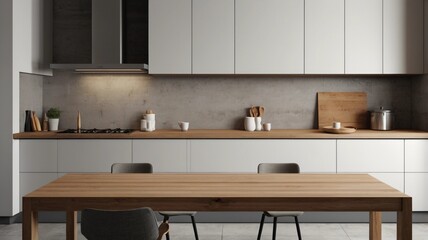 Wall Mural - Modern minimalism  kitchen 