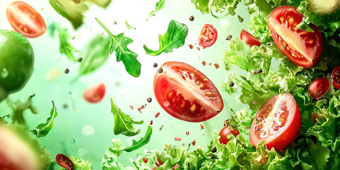 Healthy Food Abstract Background