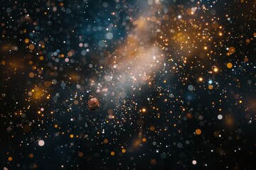 Aufkleber - A vast collection of galaxies and celestial bodies captured in a stunning interstellar landscape showcasing the beauty of the universe