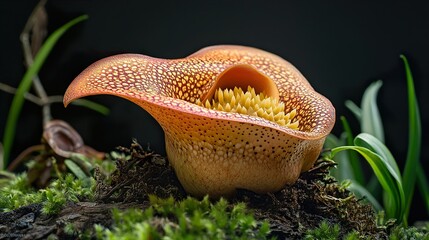 Sticker - Close-Up of a Rare and Exotic Tropical Flower