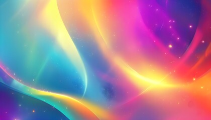 Wall Mural - Vibrant Abstract Background Featuring Luminous Light and Colorful Rays