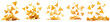 © gd-house - Crunchy Nacho or Tortilla Chips Falling Cutout Isolated on Transparent Background  Ideal for Creating Engaging Product Banners, Posts, and Marketing Covers