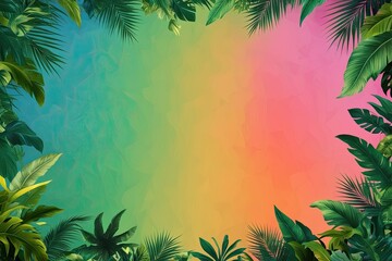 Wall Mural - vivid 4k abstract cosmic color gradient background with dreamy holographic texture