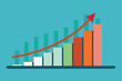 © Ifti Digital - A vibrant growth chart shows increasing business trends and metrics, indicating positive performance, Company's business prospects are not showing any significant growth or decline.