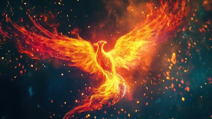 Wall Mural - Phoenix Rising