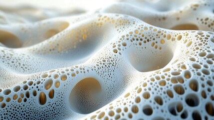 Wall Mural - abstract foam texture: close up of bubbles and patterns