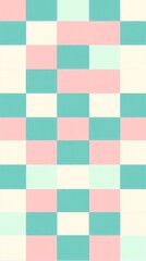 Poster - Colorful geometric pattern, white isolate background