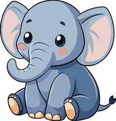 Elephant vector illustration art work 02