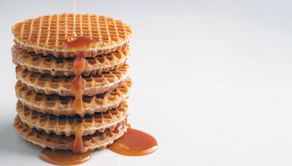 Caramel Drizzled Stroopwafels