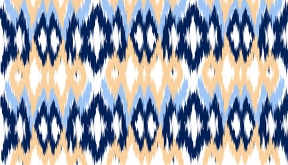 geometric ethnic vintage texture vector art design. textile fashion pattern line ikat seamless pattern and batik fabric texture asian background wallpaper geometry indian. Ethnic abstract ikat art .
