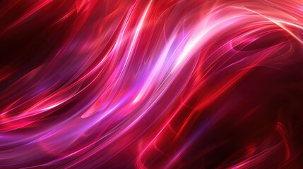 Poster - Red and purple curved lines background - stock photo A background of red and purple lines that flow and sway creating a sense of dynamism and vitality
