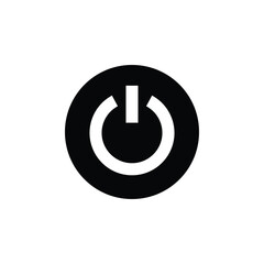 Aufkleber - power icon vector. power switch sign and symbol. electric power icon.