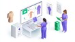 © BOJOShop - Healthcare Workers Using Technology for Patient Care and Medical Data