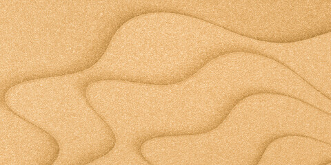 Sand waves. Abstract background of sandy wavy lines. Desert, beach.