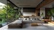 © Oulailux - Green living spaces with organic materials and earthy tones,