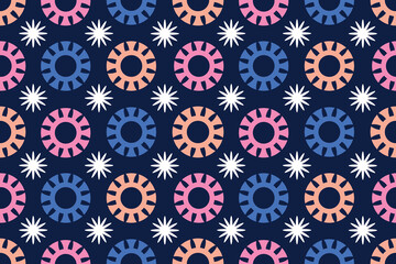 Cogs seamless pattern, technical background, vector illustration Design for Decor, Wallpapers, Wrapping, Clothing, Website