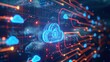 © 4​Creations Photo  - A banner showcasing digital transformation, with icons representing cloud computing, IoT, and big data.