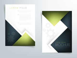 Fototapete - Header flyer business brochure vector graphic with space for text and message design
