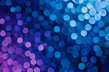 Poster - A vibrant abstract background with a gradient of blue and purple circles, creating a sense of movement and energy. The image evokes feelings of calmness, joy, and creativity.