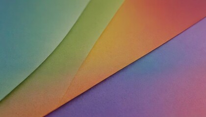 Poster - A colorful piece of paper with a rainbow pattern