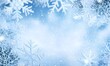 © BLUEE - christmas background with snowflakes, generation ai