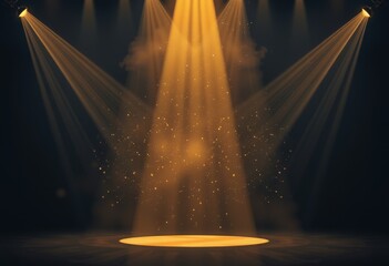 Wall Mural - stage with spotlight