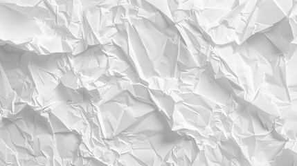 Aufkleber - A close-up image of a crumpled white paper, showcasing its texture and creases.