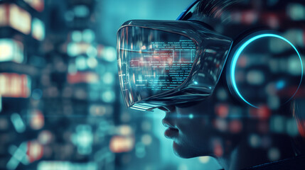 Poster - futuristic artificial intelligence technology