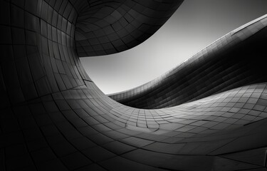 Aufkleber - Abstract Monochrome Background