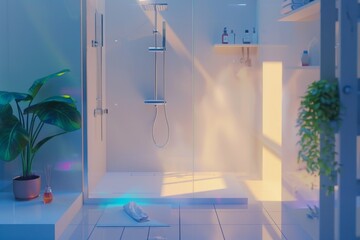 Poster - Minimalist Shower Room Design
