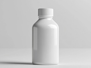Poster - White Bottle Mockup