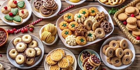 A variety of delicious biscuit dishes perfect for party celebrations