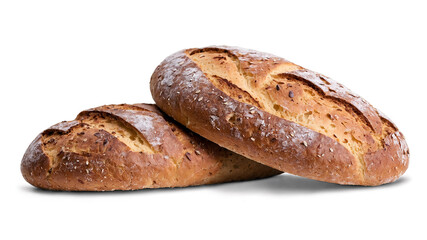 fresh bread isolated on transparent background