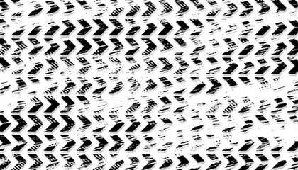 Poster - Black and white abstract and grunge geometric pattern. Arrows shape for sporty background. Easily recoloured at your discretion. Fully editable vector element. Vector Format Illustration 