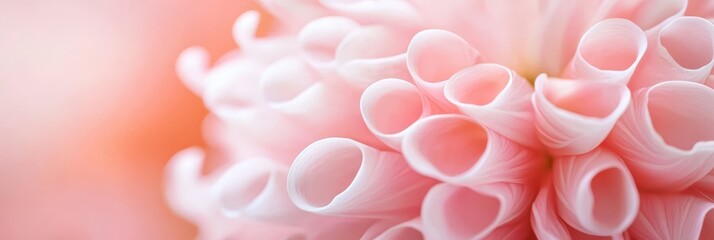  A tight shot of a pink bloom featuring numerous white spirals at its core