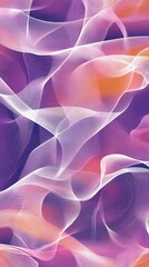 Poster - Abstract colorful wave pattern design.