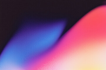 Poster - Grainy background. A vibrant abstract background with fluid gradients in shades of blue, pink, and purple, perfect for creative projects and digital designs.
