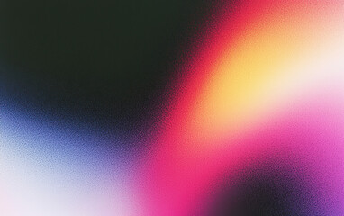 Poster - Grainy background. A vibrant abstract gradient showcasing rich colors blending seamlessly, perfect for artistic projects, backgrounds, or modern designs.