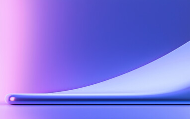 Poster - Modern abstract backdrop featuring smooth curves and vibrant gradient colors, ideal for backgrounds, wallpapers, and creative design projects.