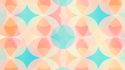 Wall Mural - Colorful geometric pattern background