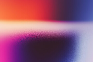 Poster - Grainy background. Abstract gradient background featuring vibrant hues of red, blue, and purple. Perfect for creative projects, wallpapers, or artistic designs.