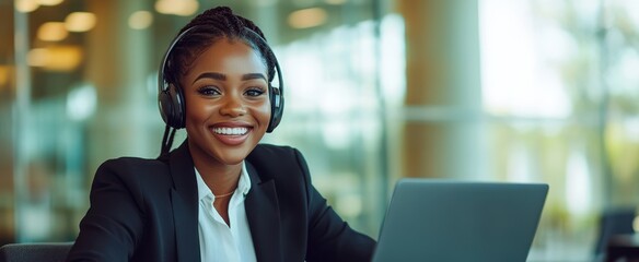 Sticker - The Smiling Woman with Laptop