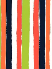 Poster - Vibrant abstract striped pattern design