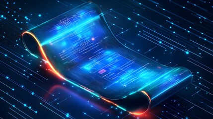 Poster - Graphene Enhanced Flexible Smartphone Screen with Ultra Thin Advanced Electronics Technology