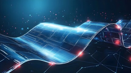 Poster - Innovative Flexible Displays with Graphene Technology in Fluid Flat Design