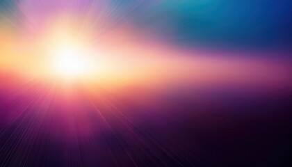 Poster - Dreamy Abstract Light Blur with Warm Pastel Bokeh Circles and Gradient of Soft Oranges, Pinks, Purples, and Teal Hues Creating a Gentle, Ethereal Glow