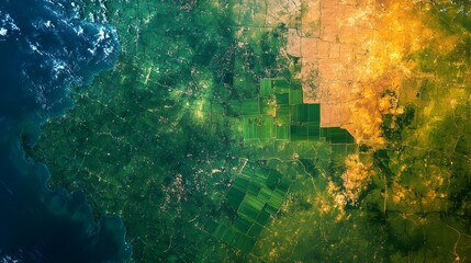 Poster - Satellite Imagery Showcasing the Impacts of Precision Farming on Cropland Distribution and Yield